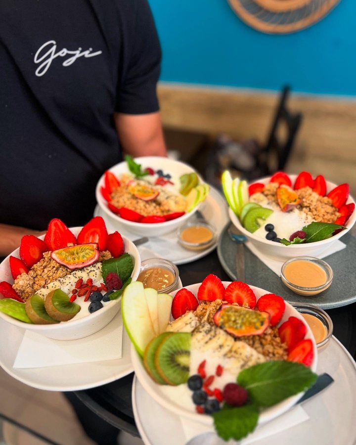 Açaí e bowls de fruta